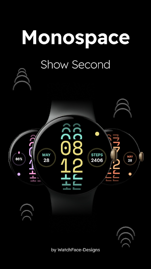 Monospace - Digital Watch Face Screenshot 3