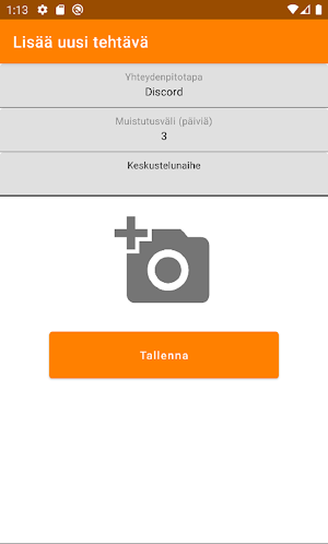 Sosiaalinen muistuttaja Screenshot 3