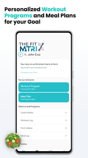 The Fit Matrix Screenshot 3