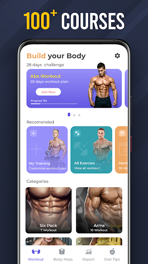 Home Workout - Fitness App Screenshot 1
