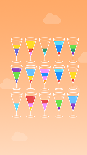 Color Water Sort Tricky Puzzle Screenshot 1