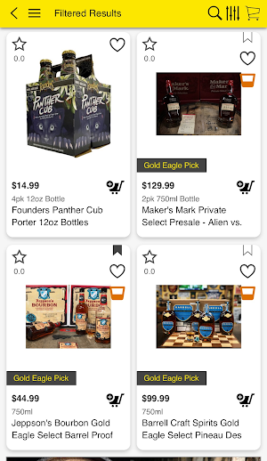 Gold Eagle Wine and Spirits Screenshot 2