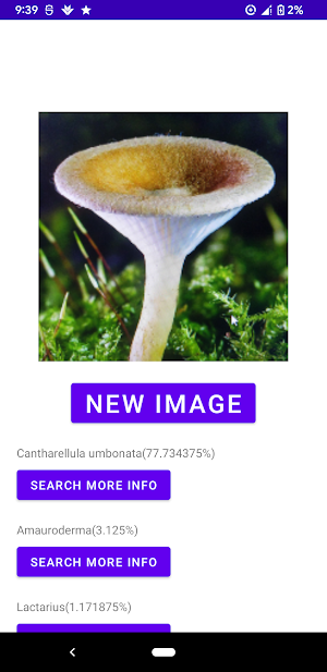 Mushroom identifier Screenshot 1
