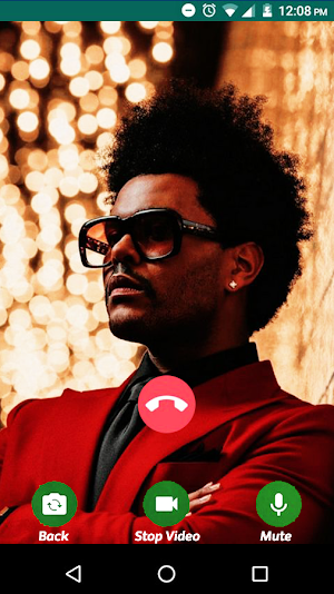 The Weeknd Fake Chat & Video Call Screenshot 2
