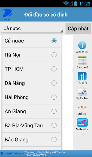 VNPT Update Contacts Screenshot 2