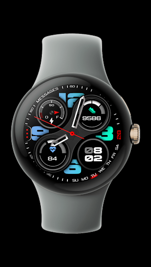 Predominant-Hybrid watch face Screenshot 2