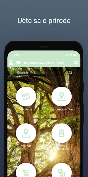 Dendrológia mesta Púchov Screenshot 2