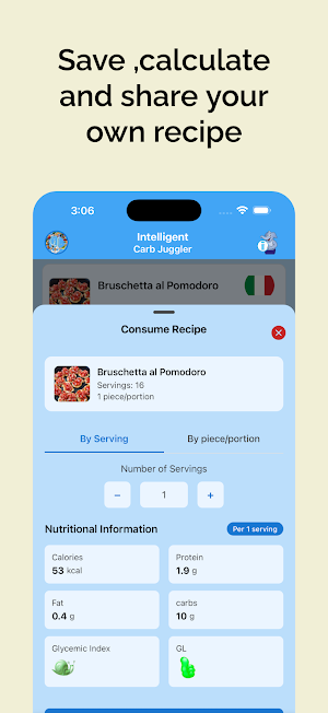 Intelligent Carb Juggler Screenshot 3