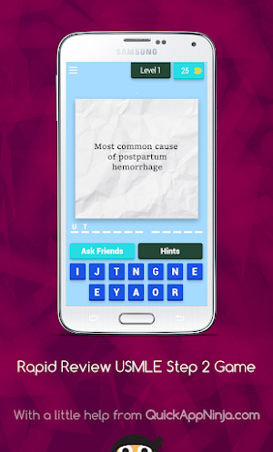 Rapid Review USMLE Step 2 Game Screenshot 0