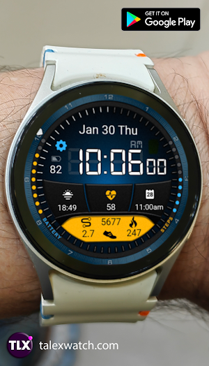 HyperSpace Watch Face Screenshot 2
