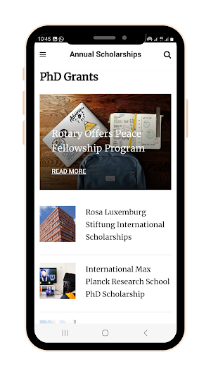 Annual Scholarships Screenshot 1