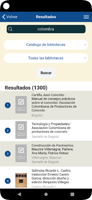 BiblioUnimayor Screenshot 3