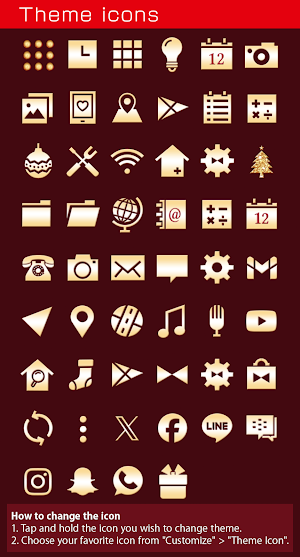 Christmas Presents Theme +HOME Screenshot 3
