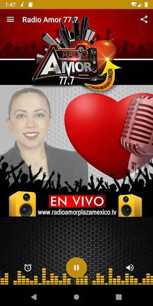 Radio Amor 77.7 Screenshot 1