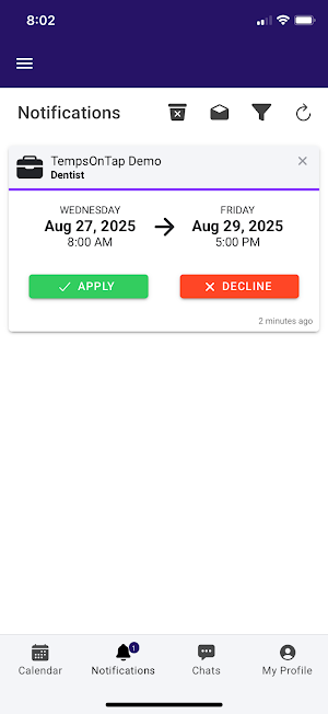 Temps On Tap Screenshot 3