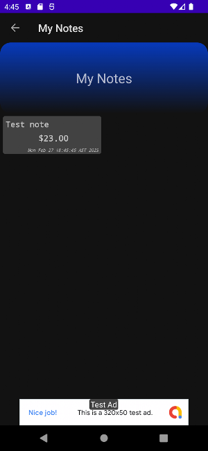 Shopping Calculator Screenshot 1