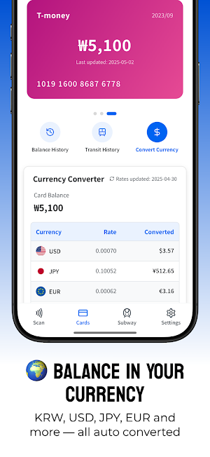 K-Transit: Korea Transit Card Screenshot 2