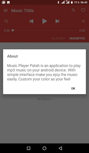 Lecteur Music Patsh Screenshot 1