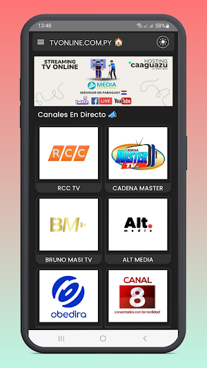 TV Online Paraguay - Streaming Screenshot 0