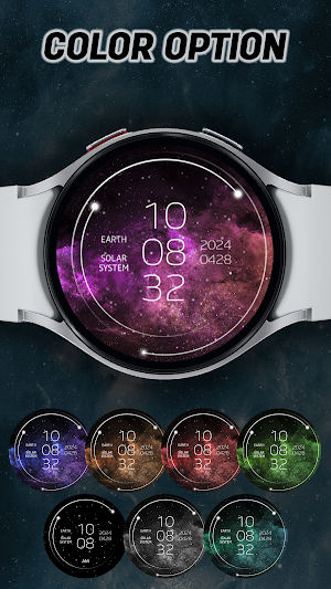 Galaxy Animated Watch Face Screenshot 1