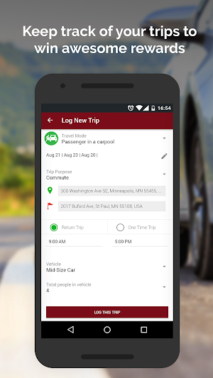 Gopher Rideshare – Find commute options at UMN Screenshot 2