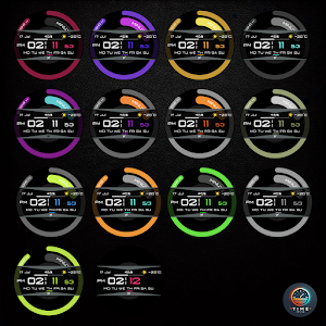 Stylish Loop - watch face Screenshot 2
