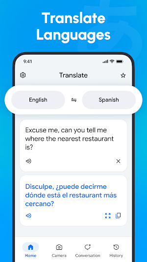 Translate: Voice & Photo Screenshot 0