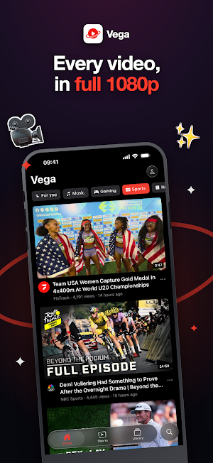 Vega: Video Player & Shorts Screenshot 0