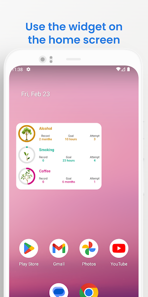 Bad Habit Break Tracker Screenshot 2