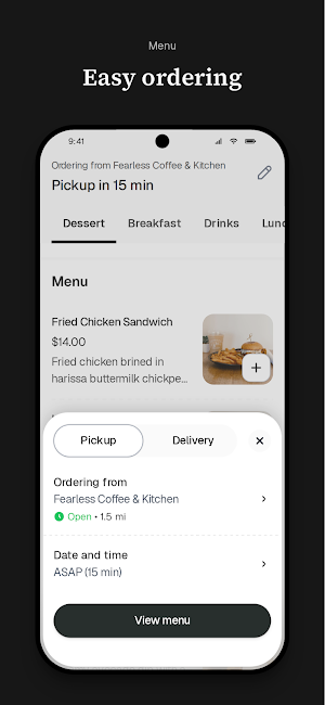 Fearless Coffee & Kitchen Screenshot 2