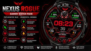 Nexus Rogue Watch Face Screenshot 3