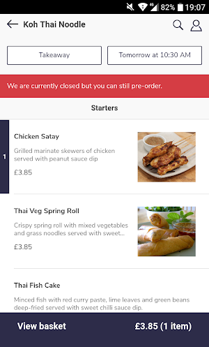 KOH THAI NOODLE Screenshot 1