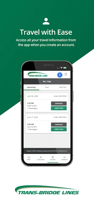 Trans-Bridge Lines Bus Tickets Screenshot 3