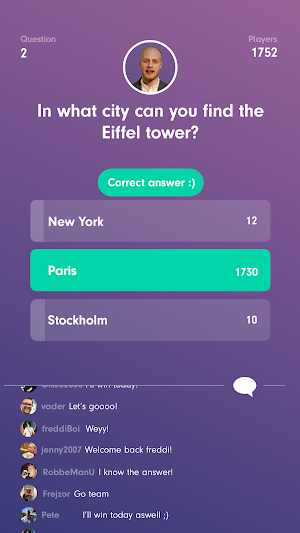 Primetime - Live Quiz Game Screenshot 1