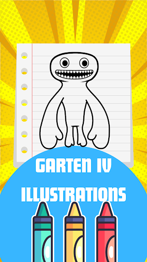 Garten of Banban Coloring 4 Screenshot 1