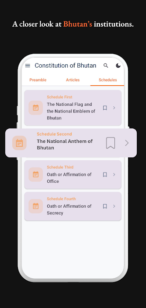 Constitution of Bhutan Screenshot 2