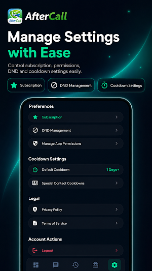 AfterCall Screenshot 2