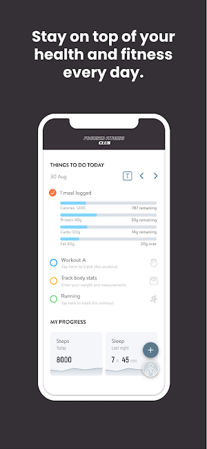 The Focused Fitness Club Screenshot 1