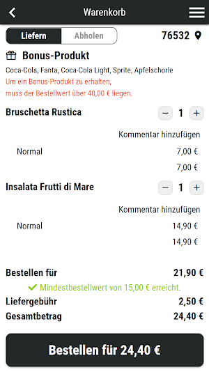 La Luna Lieferservice Screenshot 1