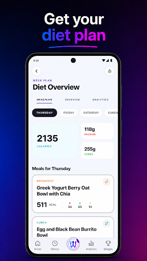 whattoBite - AI Diet Planner Screenshot 2