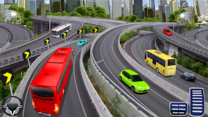 City Coach Bus Simulator 2018: Hill Bus Driving 3D Screenshot 0