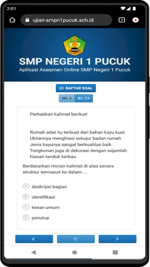 Asesmen SMPN 1 Pucuk Screenshot 2