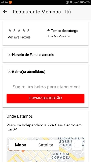 Restaurante Meninos Screenshot 2