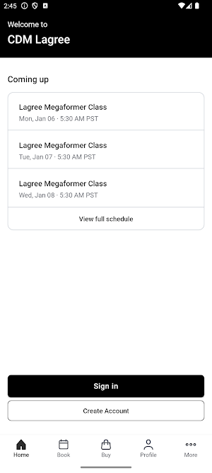 CDM Lagree Screenshot 1
