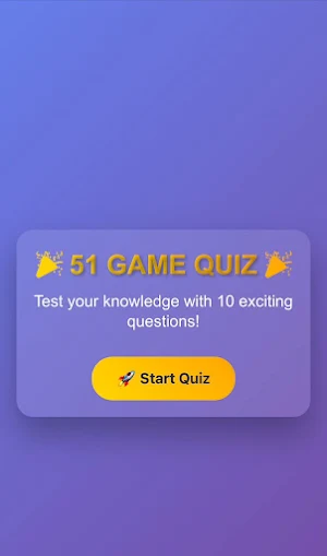 51 Skill Games Quiz Screenshot 3