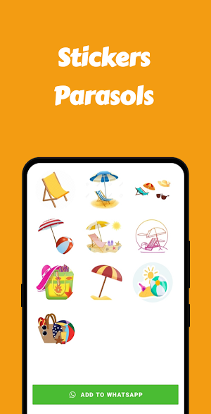 summer stickers app Screenshot 3
