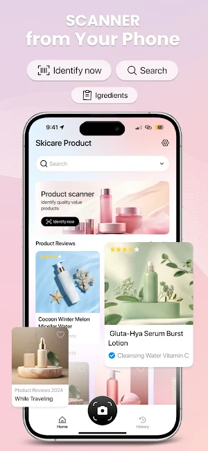 Skincare - AI Cosmetic Scanner Screenshot 0