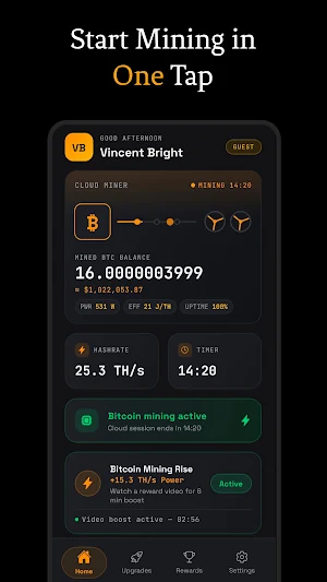 Bitcoin Mining - Crypto Miner Screenshot 0
