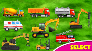 Kid Construction Truck Journey Screenshot 0