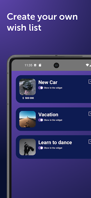 Vision board – Lucky Widget Screenshot 2